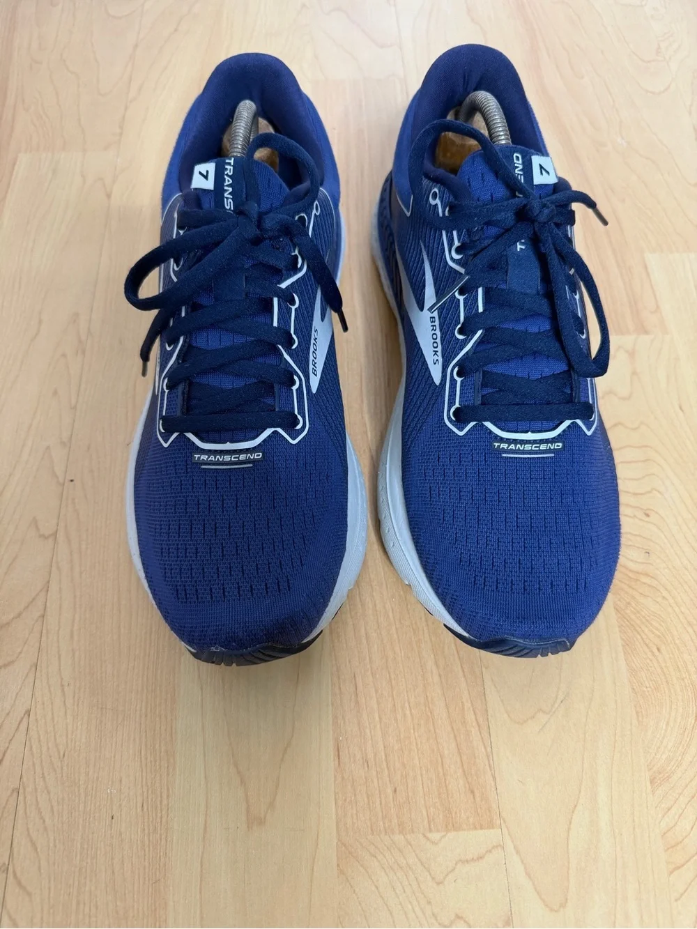 Brooks Transcend 7 Men’s Size 8.5 D Navy Blue Running Shoes